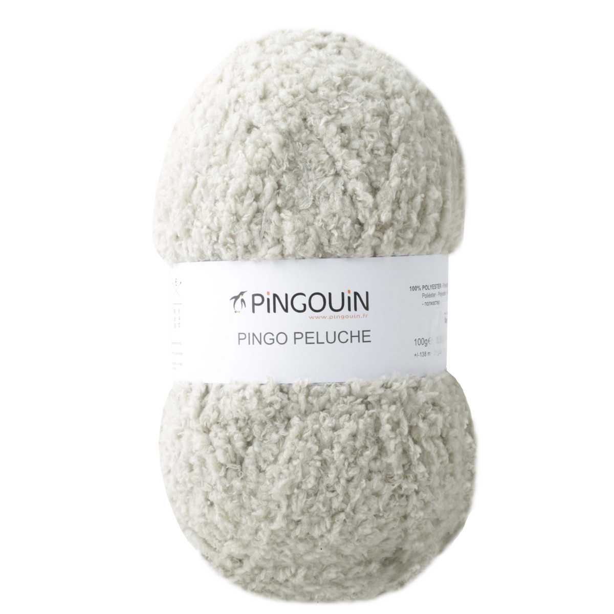 Lã Pingouin Peluche Cinza Chamoise - Ribes y Casals