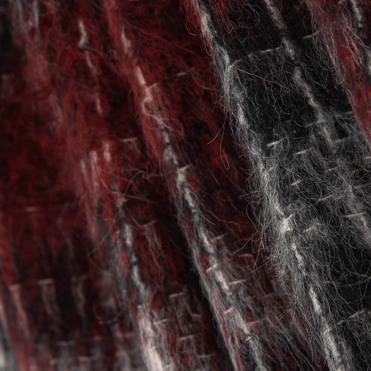 Lã Casaco Xadrez Vermelho-Preto - Ribes y Casals