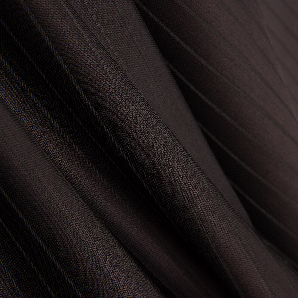 Retal Lana Raya Diplomática Marrón Chocolate 200x140 cm - Ribes y Casals