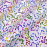 Lantejoula Lycra Branco Prata - Ribes y Casals