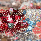 Tecido com Lantejoulas Mônaco Colorida - Ribes y Casals