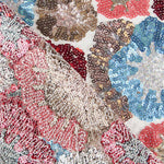 Tecido com Lantejoulas Versalhes Encarnada - Ribes y Casals