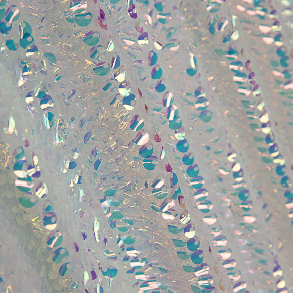 Lantejoula Fantasia Holográfica Branca - Ribes y Casals