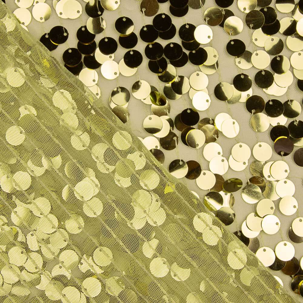 Lantejoula Redonda Metal Ouro - Ribes y Casals