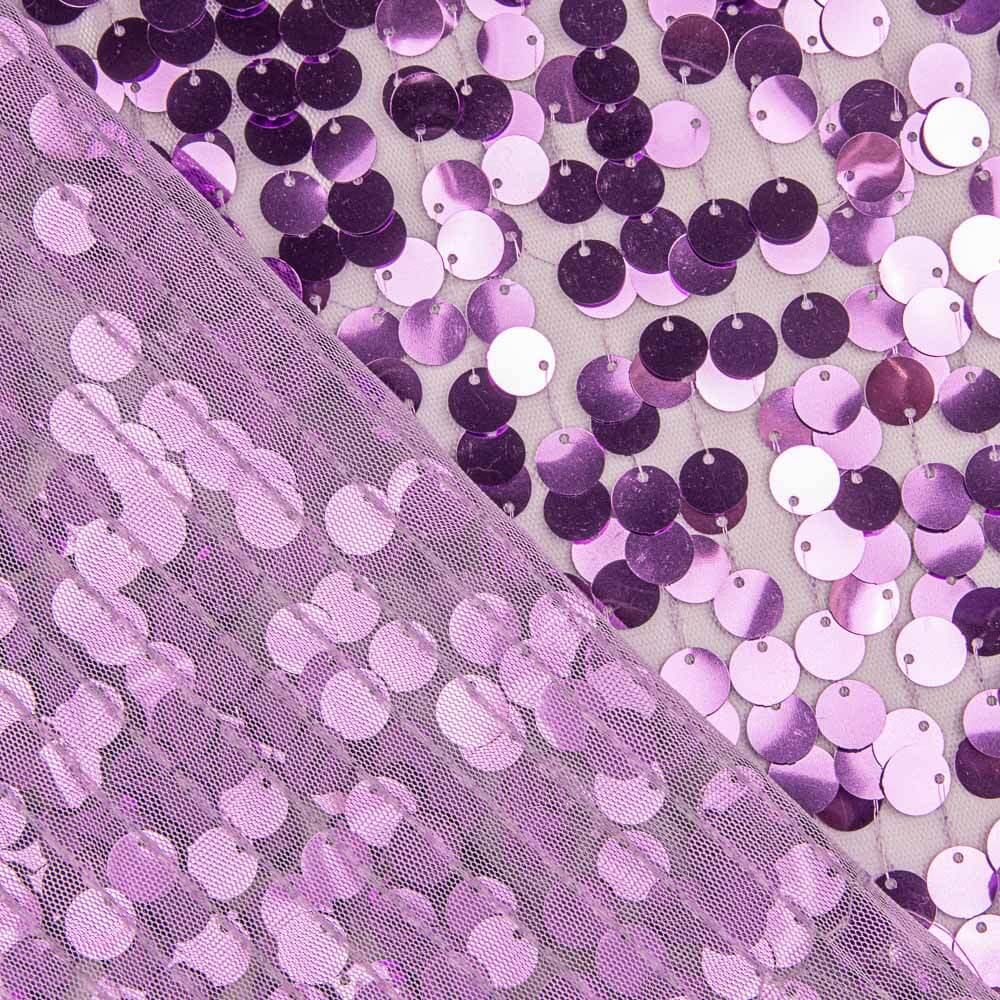 Lantejoula Redonda Metal Violeta - Ribes y Casals