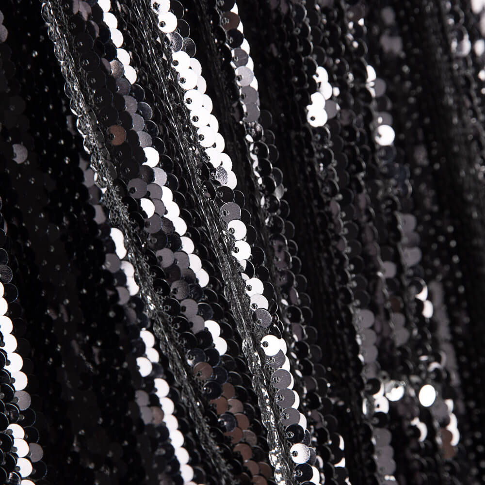 Lantejoula Reversível Preto Prata - Ribes y Casals