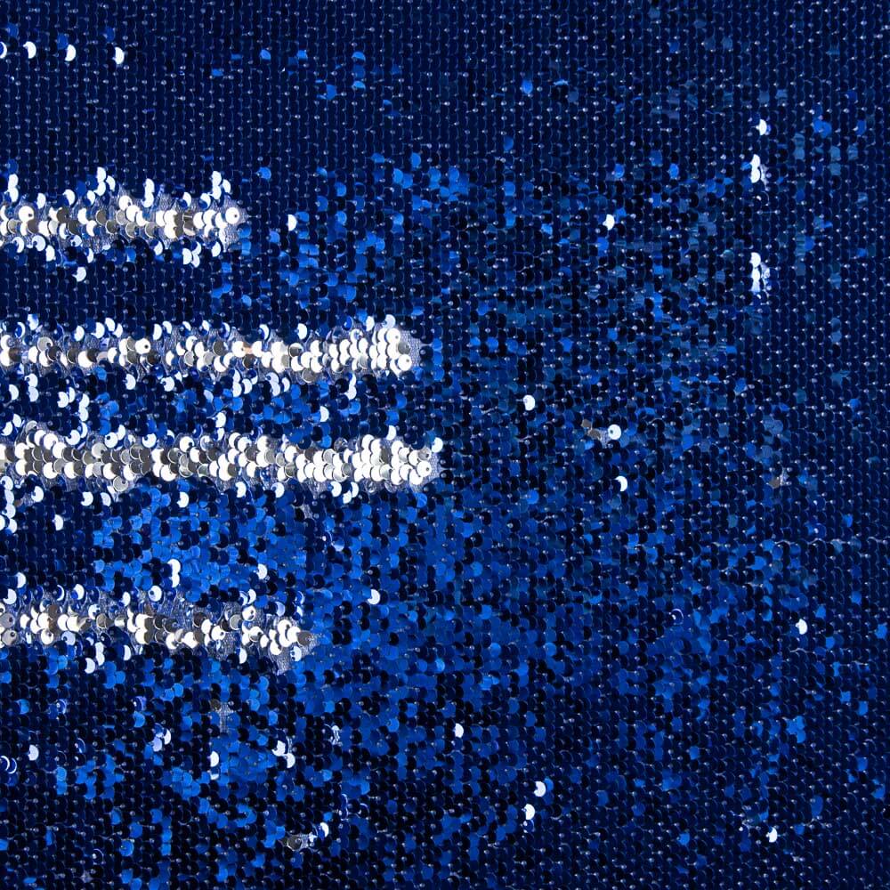 Lantejoula Reversível Prata Azul - Ribes y Casals