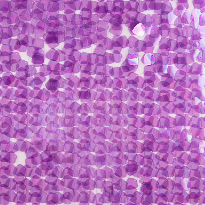 Tule Malva com Brilhos e Lantejoulas em Forma de Lágrima Roxa - Ribes y Casals