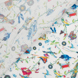 Tecido Liberty Music Branco - Ribes y Casals