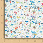 Tecido Liberty Music Branco - Ribes y Casals