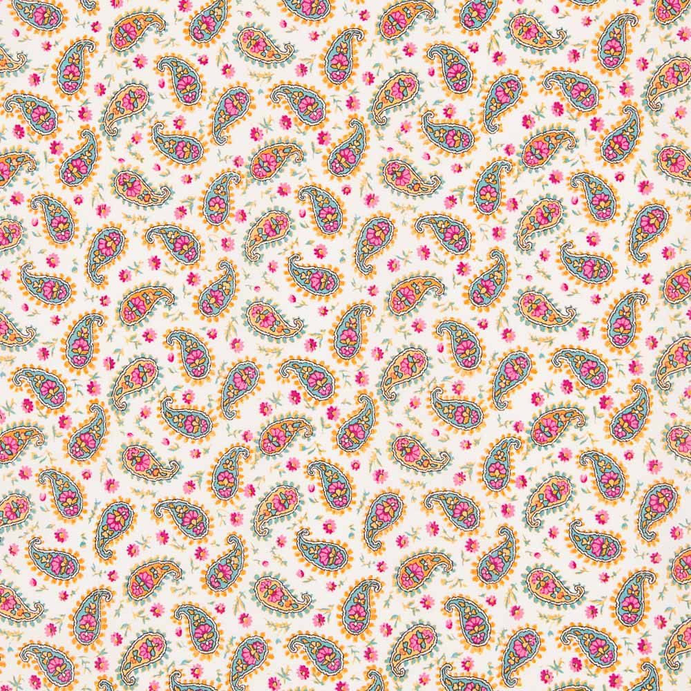 Tecido Liberty Caxemira Cru - Ribes y Casals