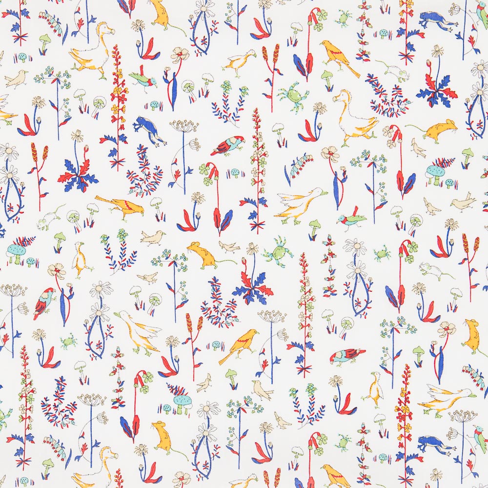 Tecido Liberty Quinta Branco - Ribes y Casals