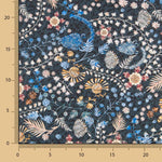 Tecido Liberty Bosque Azul - Ribes y Casals