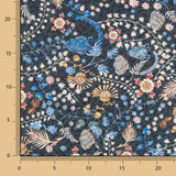 Tecido Liberty Bosque Azul - Ribes y Casals