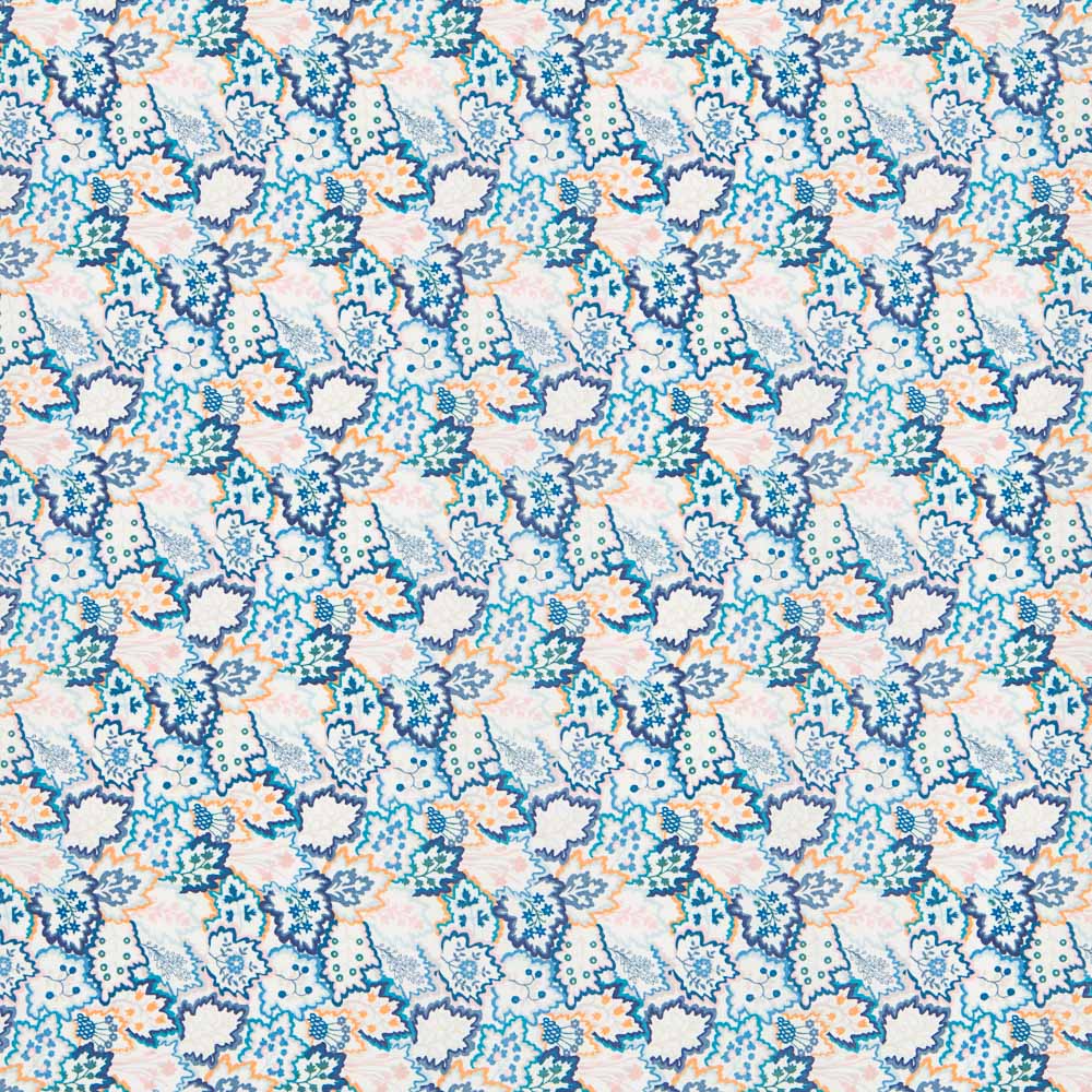 Tecido Liberty Folhas Azuis - Ribes y Casals