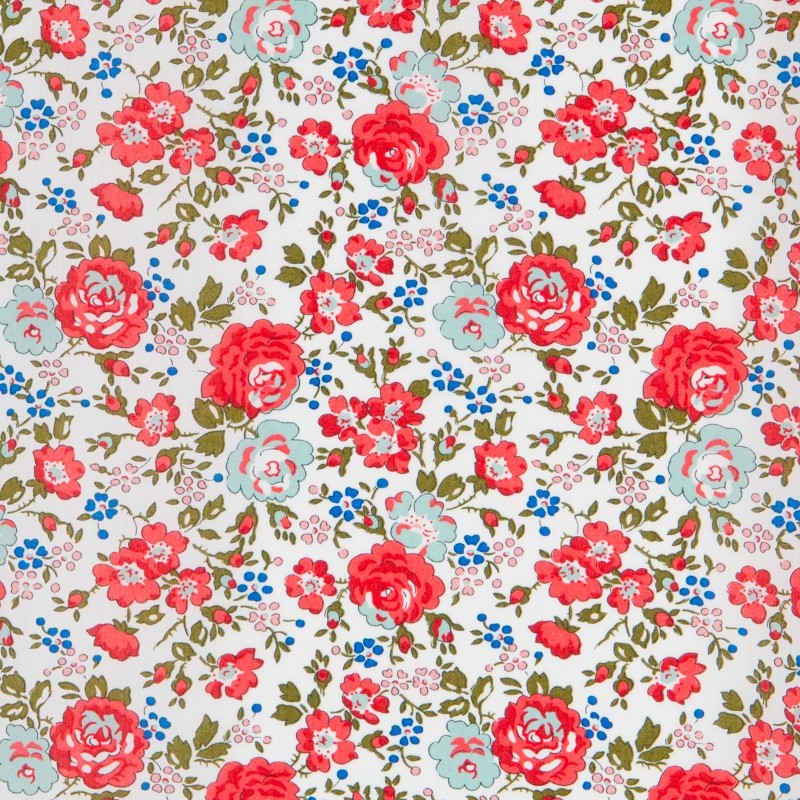 Liberty London Cretona Encarnado - Ribes y Casals