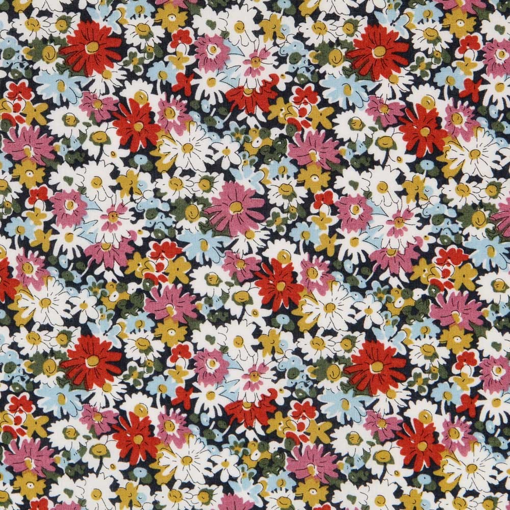 Tecido Liberty London Romance Encarnado - Ribes y Casals