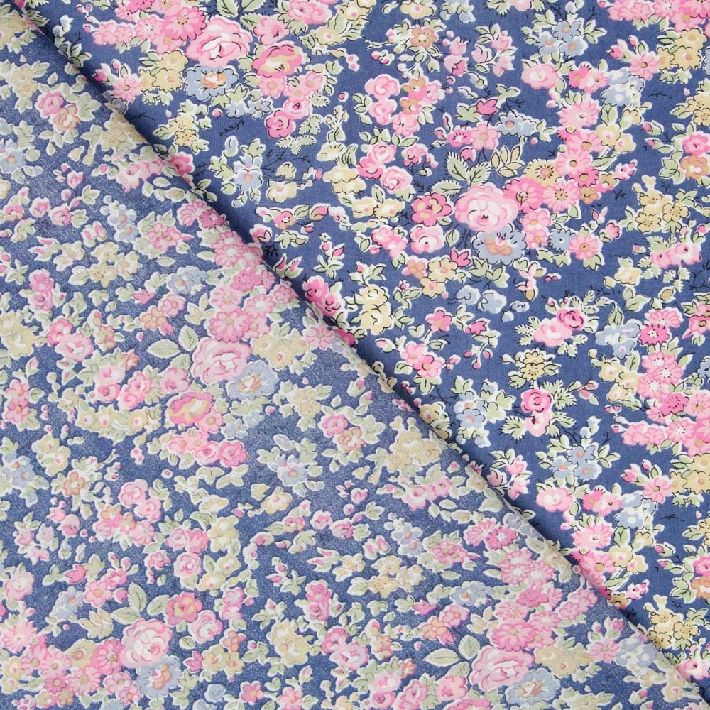 Tecido Liberty London Romance Encarnado - Ribes y Casals