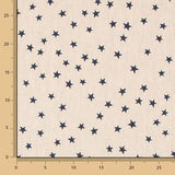 Linho Estampado Estrelas Azul - Ribes y Casals