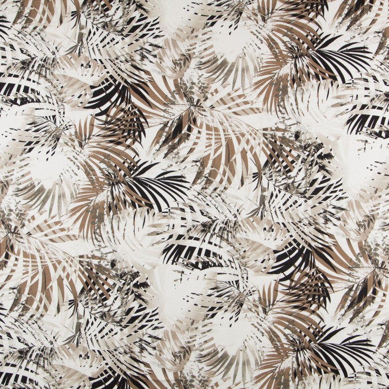 Lino Estampado Tropical Bege - Ribes y Casals