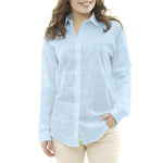 Lino Oxford Turquesa - Ribes y Casals