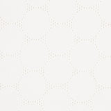 Linho Bordado Geométrico Branco - Ribes y Casals