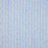 Linho Estampado Riscas Azul Claro e Branco - Ribes y Casals