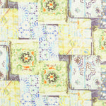 Linho Estampado Étnico Verde - Ribes y Casals