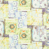 Linho Estampado Étnico Verde - Ribes y Casals