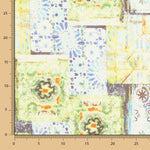 Linho Estampado Étnico Verde - Ribes y Casals