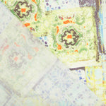 Linho Estampado Étnico Verde - Ribes y Casals