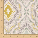 Linho Grosso Estampado Floral Mostarda - Ribes y Casals