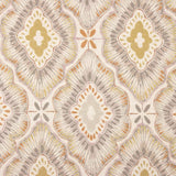 Linho Grosso Estampado Floral Telha - Ribes y Casals