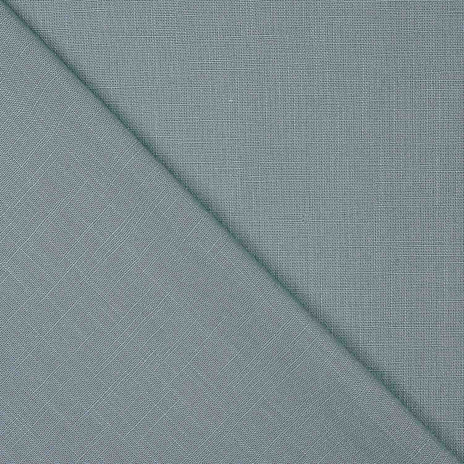 Lino Cotton Lavado Azul Teal - Ribes y Casals