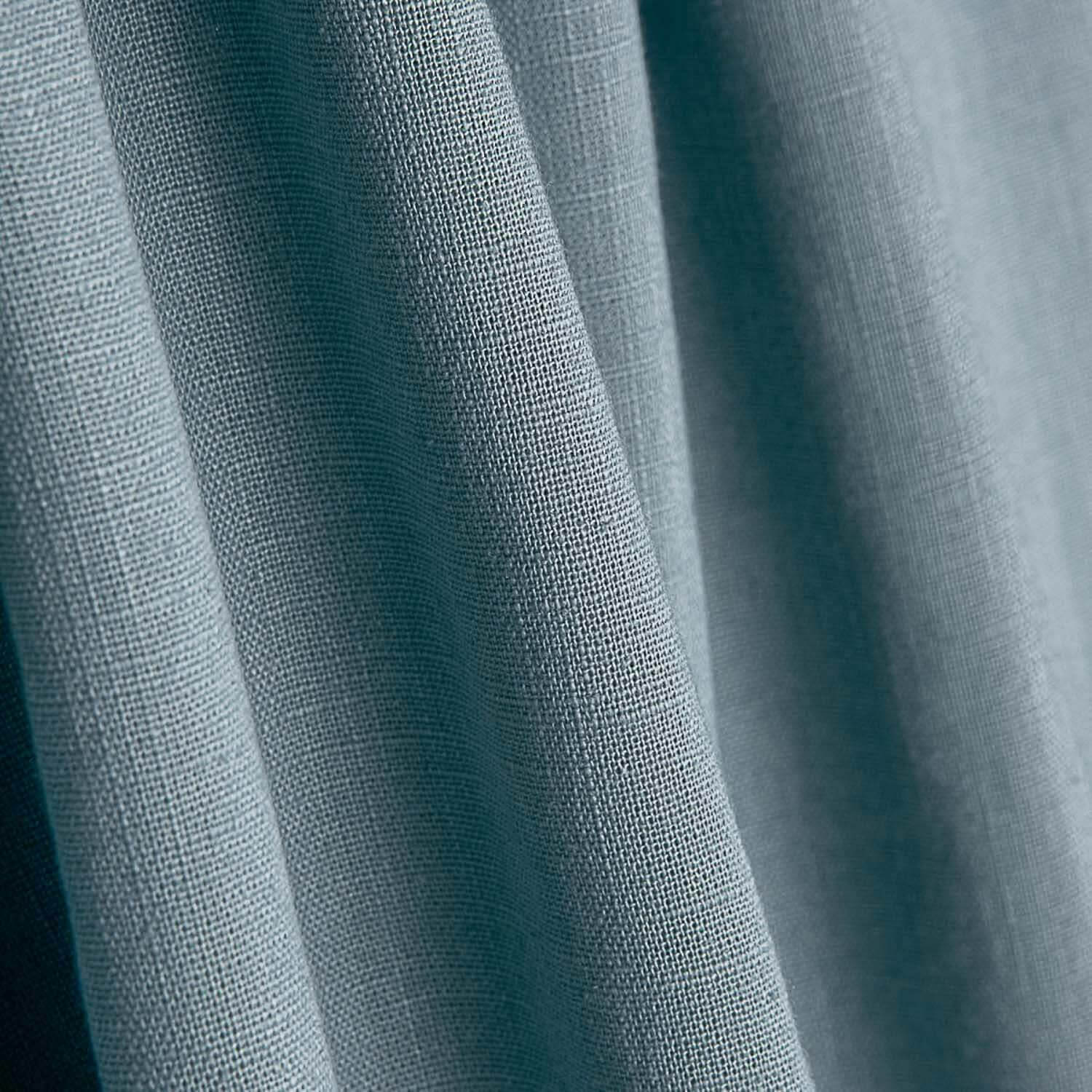Lino Cotton Lavado Azul Teal - Ribes y Casals