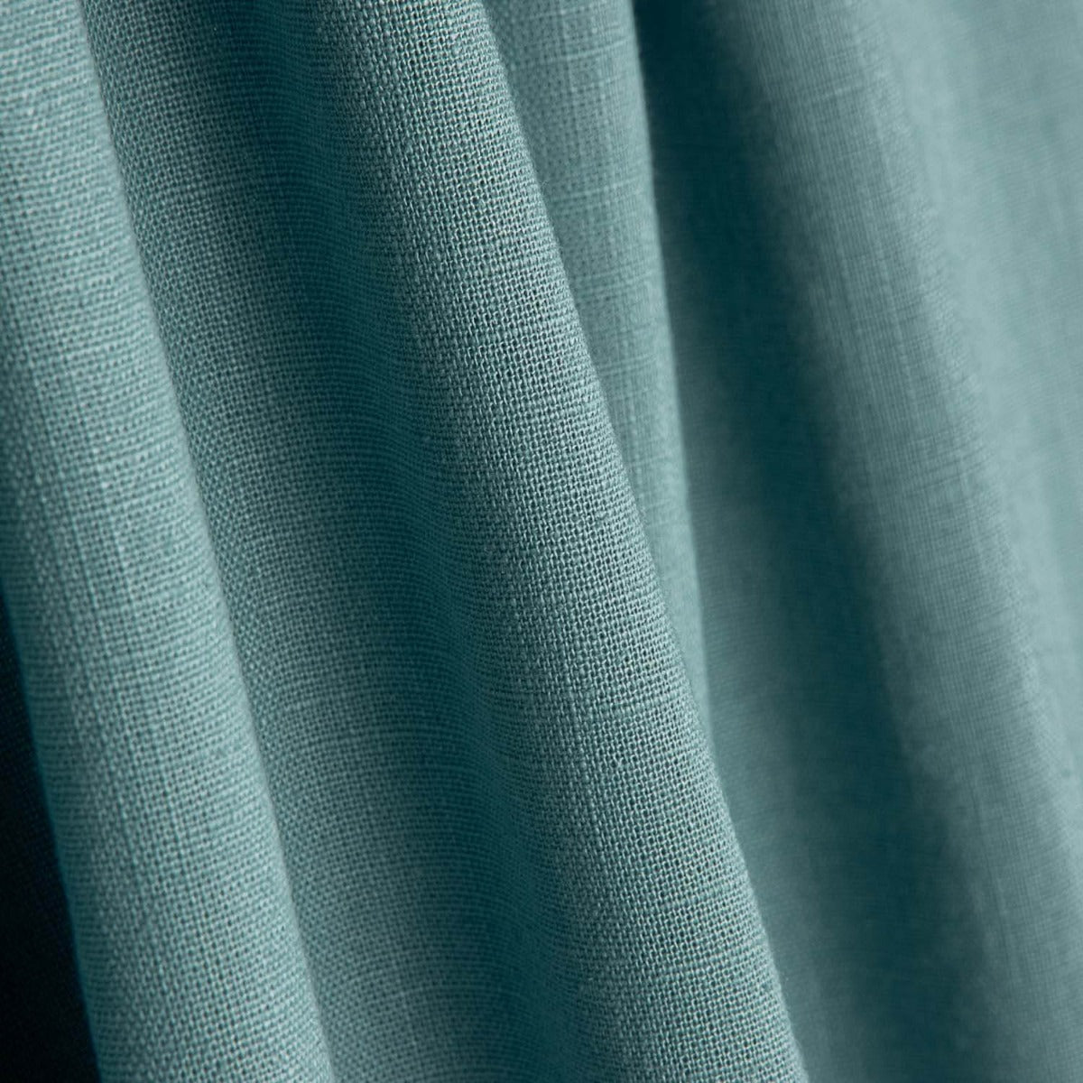 Lino Cotton Lavado Azul Teal - Ribes y Casals