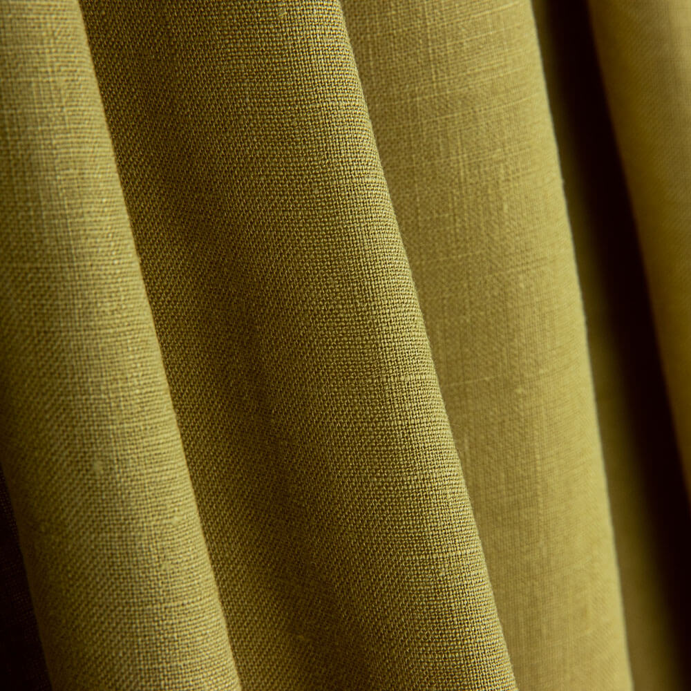 Retal Lino Lavado Verde Oliva 180x140 cm. - Ribes y Casals