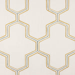 Linho Rústico Grosso Bordado Hexa - Ribes y Casals