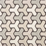 Linho Rústico Grosso Bordado Trigonometria - Ribes y Casals