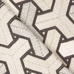 Linho Rústico Grosso Bordado Trigonometria - Ribes y Casals