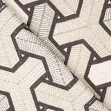 Linho Rústico Grosso Bordado Trigonometria - Ribes y Casals