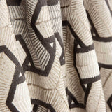 Linho Rústico Grosso Bordado Trigonometria - Ribes y Casals