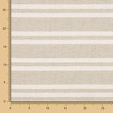 Retal Lino Rústico Tapicería Multi Raya Vigoré 80x280 cm - Ribes y Casals
