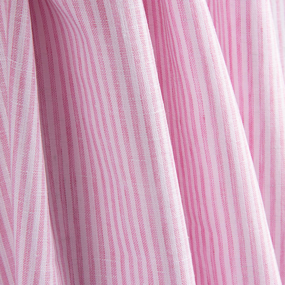 Linho Mini Listras Rosa - Ribes y Casals