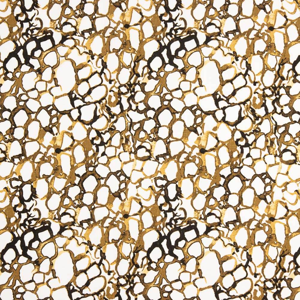 Linho Viscose Bubble Marrom - Ribes y Casals