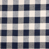 Linho Viscose Xadrez Azul - Ribes y Casals