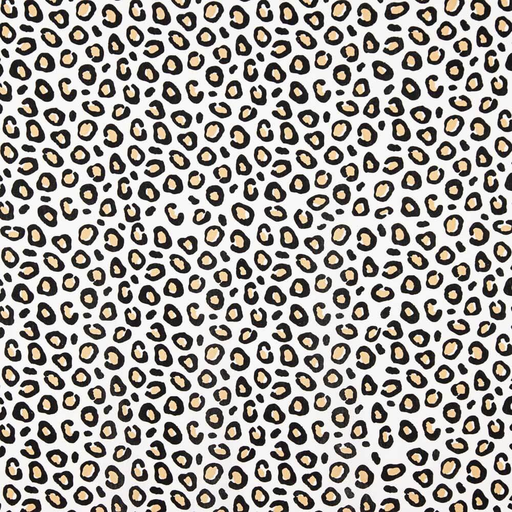 Linho Viscose Leopardo Branco - Ribes y Casals