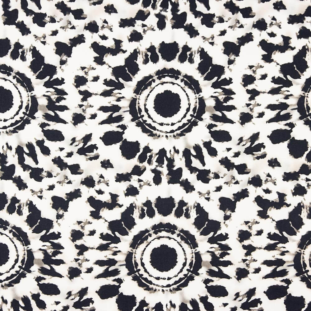 Lino Viscosa Moteado Blanco - Ribes y Casals