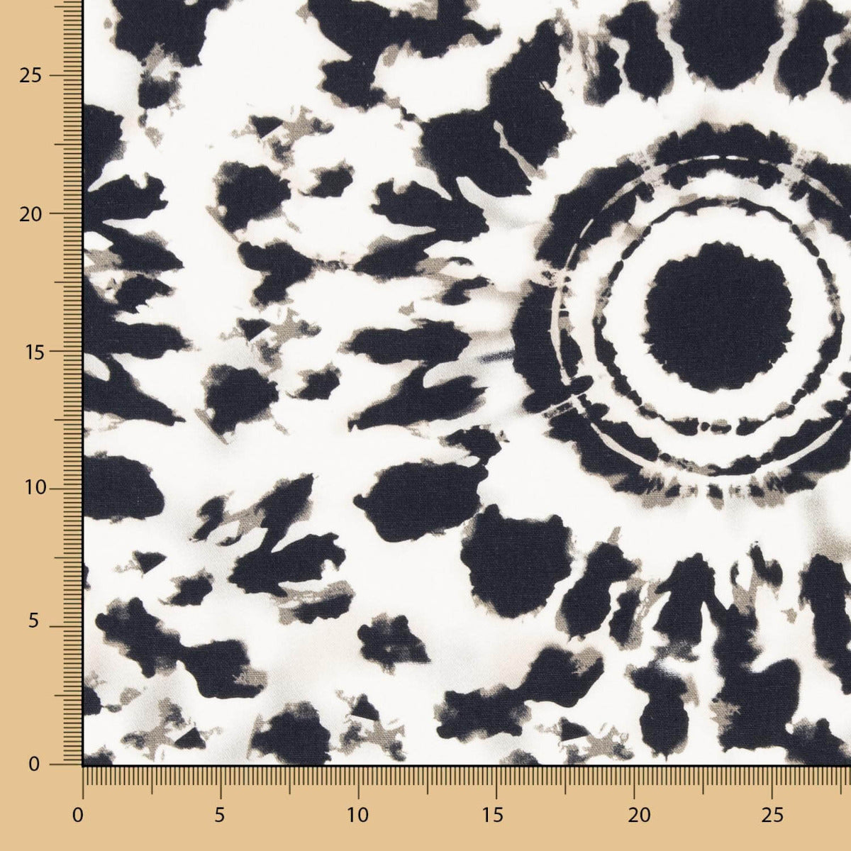 Lino Viscosa Moteado Blanco - Ribes y Casals