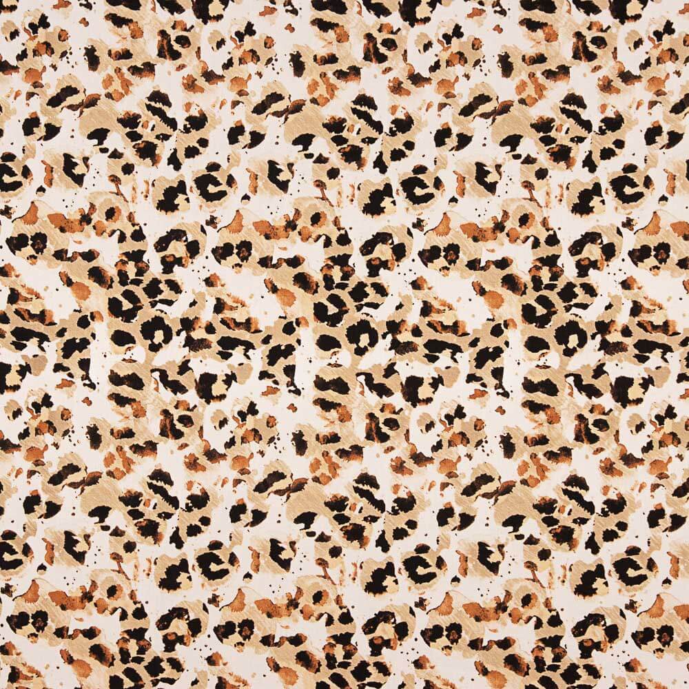 Linho Viscose Salpicado Camel - Ribes y Casals